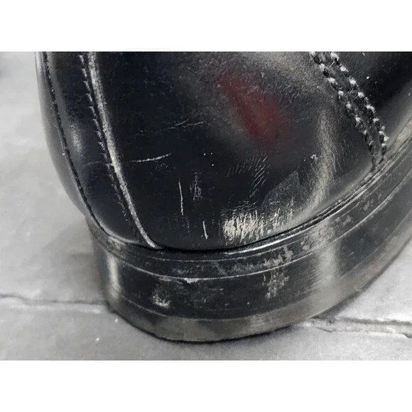 FootJoy Classics Men's Black Leather Tassel Loafer Shoes Size 11D Style 75309 - Picture 10 of 13